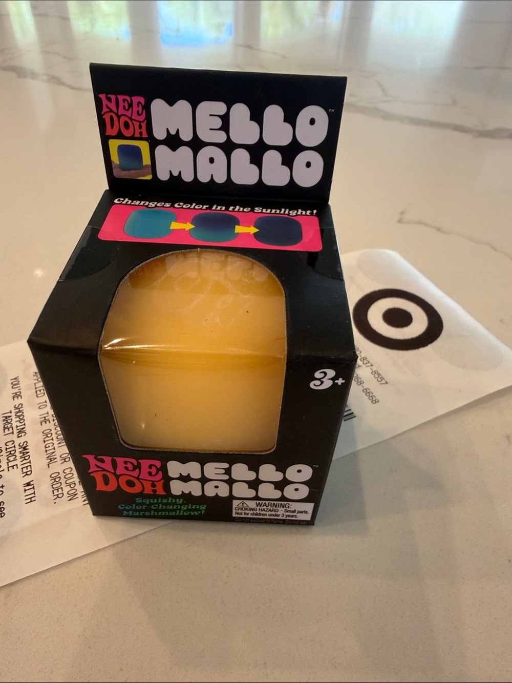 Mello Mallo Color-Changing Squishy Toy - Yellow